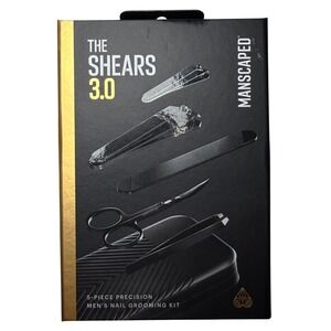 Manscaped The Shears 3.0 Men's Nail Grooming Kit 5 Piece NEW Travel Case
